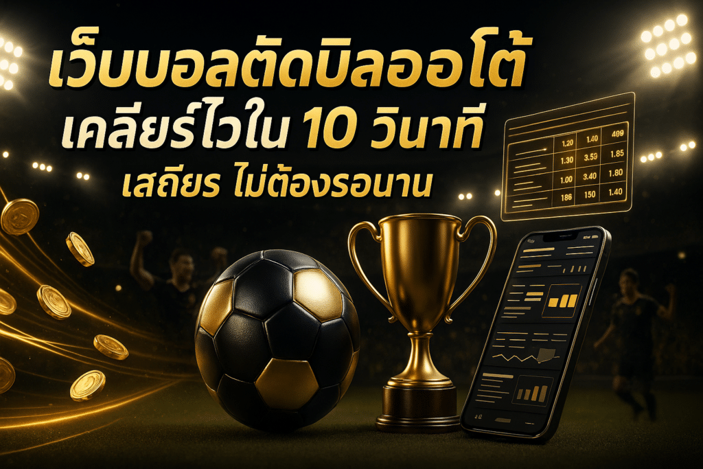 เว็บบอลตัดบิลออโต้