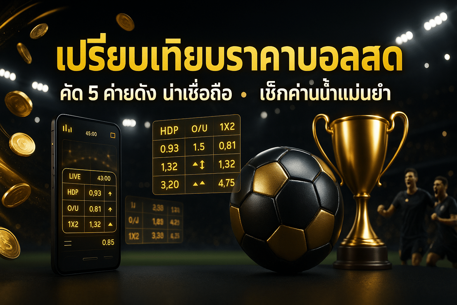 เปรียบเทียบราคาบอลสด