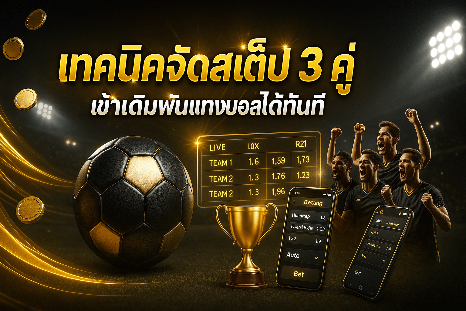 เทคนิคจัดสเต็ป 3 คู่