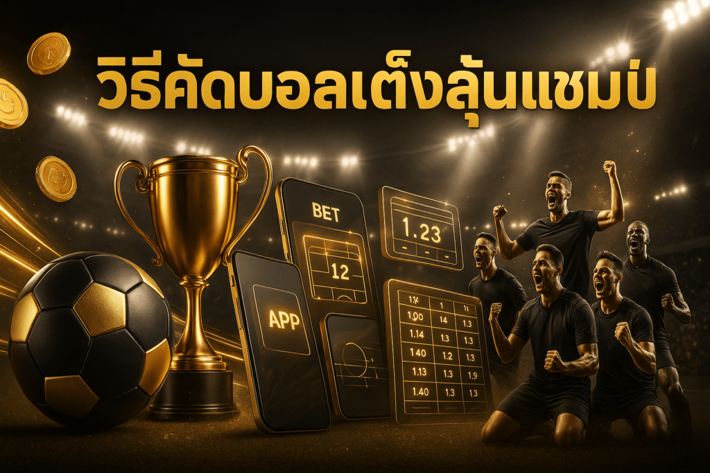 วิธีคัดบอลเต็งลุ้นแชมป์