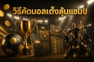 วิธีคัดบอลเต็งลุ้นแชมป์