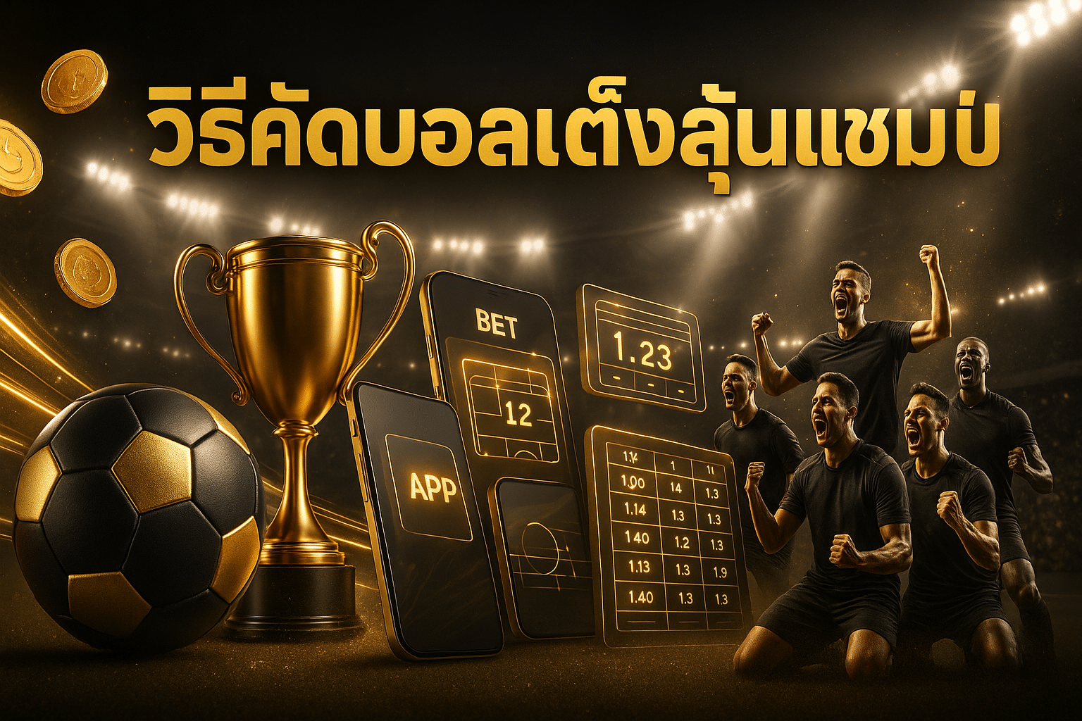 วิธีคัดบอลเต็งลุ้นแชมป์